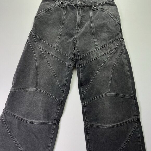 Free People Black Straight Leg Jeans - Picture 5 of 6